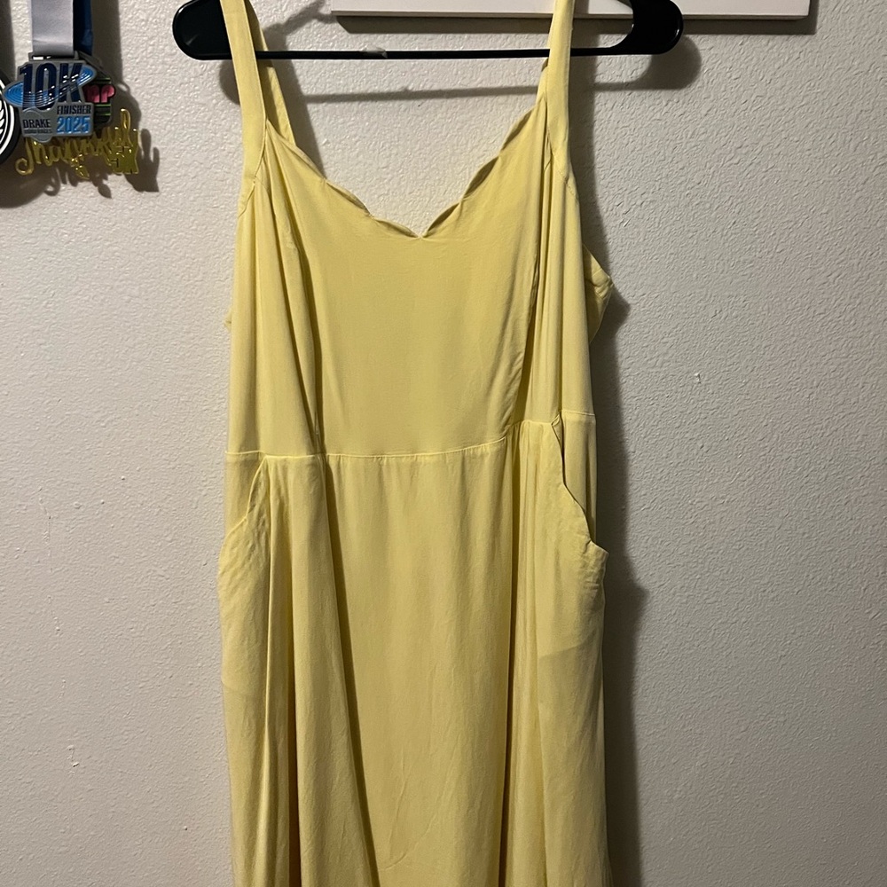 Yellow Sleeveless Dress